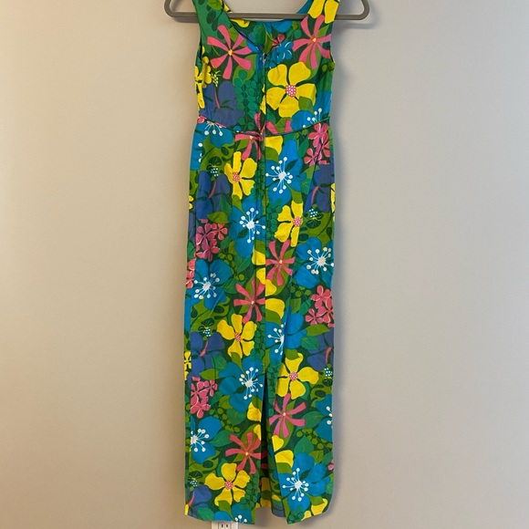 Vintage Hawaiian Maxi Dress Sleeveless Size XS - Picture 4 of 11